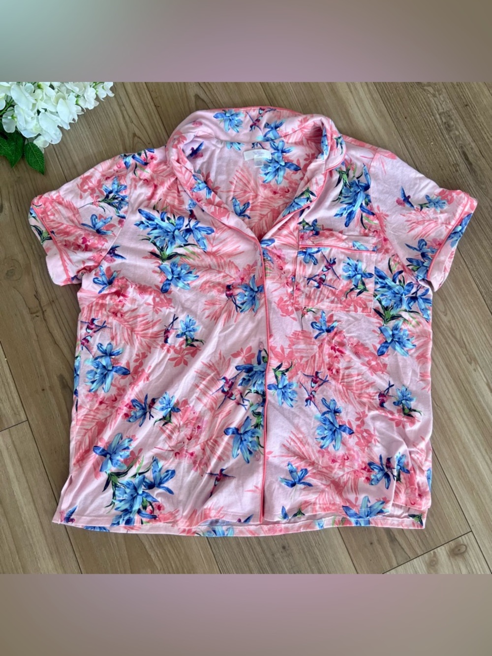 Pink Floral Secret Treasures Pajama Set - Picture 4 of 9